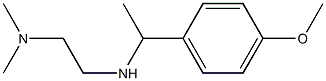 N'-[1-(4-methoxyphenyl)ethyl]-N,N-dimethylethane-1,2-diamine Struktur