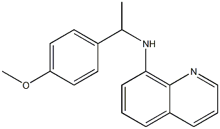 N-[1-(4-methoxyphenyl)ethyl]quinolin-8-amine Struktur