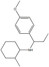 N-[1-(4-methoxyphenyl)propyl]-2-methylcyclohexan-1-amine Struktur