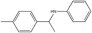 N-[1-(4-methylphenyl)ethyl]aniline Struktur