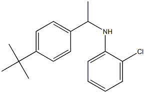 N-[1-(4-tert-butylphenyl)ethyl]-2-chloroaniline Struktur