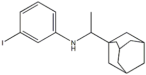 N-[1-(adamantan-1-yl)ethyl]-3-iodoaniline Struktur