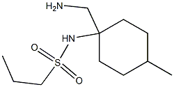 N-[1-(aminomethyl)-4-methylcyclohexyl]propane-1-sulfonamide Struktur