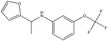 N-[1-(furan-2-yl)ethyl]-3-(trifluoromethoxy)aniline Struktur