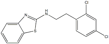 N-[2-(2,4-dichlorophenyl)ethyl]-1,3-benzothiazol-2-amine Struktur