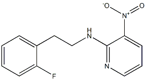 N-[2-(2-fluorophenyl)ethyl]-3-nitropyridin-2-amine Struktur