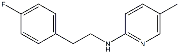 N-[2-(4-fluorophenyl)ethyl]-5-methylpyridin-2-amine Struktur