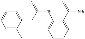 N-[2-(aminocarbonothioyl)phenyl]-2-(2-methylphenyl)acetamide Struktur