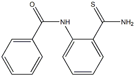 N-[2-(aminocarbonothioyl)phenyl]benzamide Struktur