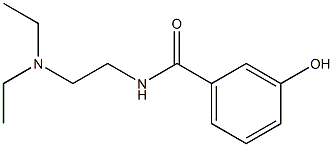 N-[2-(diethylamino)ethyl]-3-hydroxybenzamide Struktur