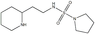 N-[2-(piperidin-2-yl)ethyl]pyrrolidine-1-sulfonamide Struktur