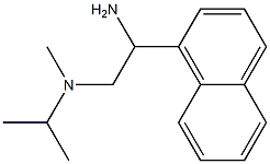 N-[2-amino-2-(1-naphthyl)ethyl]-N-isopropyl-N-methylamine Struktur