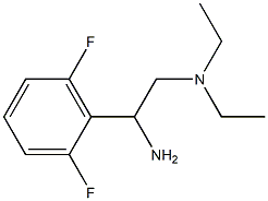 N-[2-amino-2-(2,6-difluorophenyl)ethyl]-N,N-diethylamine Struktur