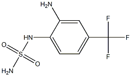 N-[2-amino-4-(trifluoromethyl)phenyl]sulfamide Struktur