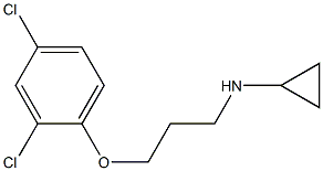 N-[3-(2,4-dichlorophenoxy)propyl]cyclopropanamine Struktur