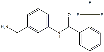 N-[3-(aminomethyl)phenyl]-2-(trifluoromethyl)benzamide Struktur