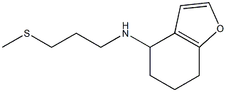 N-[3-(methylsulfanyl)propyl]-4,5,6,7-tetrahydro-1-benzofuran-4-amine Struktur