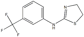 N-[3-(trifluoromethyl)phenyl]-4,5-dihydro-1,3-thiazol-2-amine Struktur