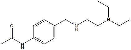 N-[4-({[2-(diethylamino)ethyl]amino}methyl)phenyl]acetamide Struktur