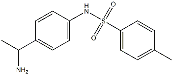 N-[4-(1-aminoethyl)phenyl]-4-methylbenzenesulfonamide Struktur