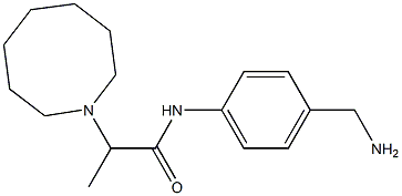 N-[4-(aminomethyl)phenyl]-2-(azocan-1-yl)propanamide Struktur