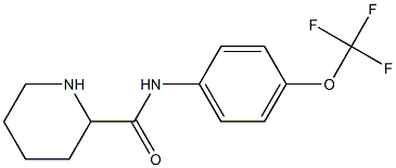 N-[4-(trifluoromethoxy)phenyl]piperidine-2-carboxamide Struktur