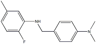 N-{[4-(dimethylamino)phenyl]methyl}-2-fluoro-5-methylaniline Struktur