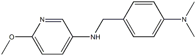 N-{[4-(dimethylamino)phenyl]methyl}-6-methoxypyridin-3-amine Struktur