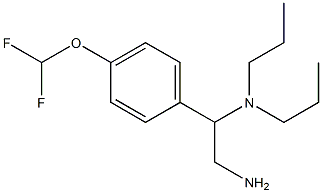 N-{2-amino-1-[4-(difluoromethoxy)phenyl]ethyl}-N,N-dipropylamine Struktur