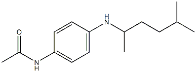 N-{4-[(5-methylhexan-2-yl)amino]phenyl}acetamide Struktur