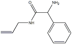 N-allyl-2-amino-2-phenylacetamide Struktur