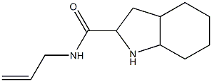 N-allyloctahydro-1H-indole-2-carboxamide Struktur