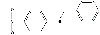 N-benzyl-4-methanesulfonylaniline Struktur