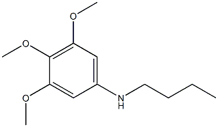 N-butyl-3,4,5-trimethoxyaniline Struktur