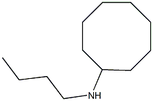 N-butylcyclooctanamine Struktur