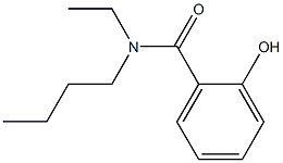 N-butyl-N-ethyl-2-hydroxybenzamide Struktur