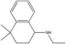 N-ethyl-4,4-dimethyl-1,2,3,4-tetrahydronaphthalen-1-amine Struktur