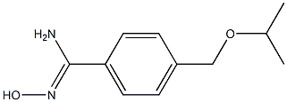 N'-hydroxy-4-(isopropoxymethyl)benzenecarboximidamide Struktur