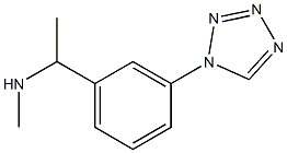 N-methyl-N-{1-[3-(1H-tetrazol-1-yl)phenyl]ethyl}amine Struktur