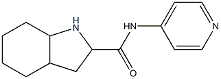 N-pyridin-4-yloctahydro-1H-indole-2-carboxamide Struktur