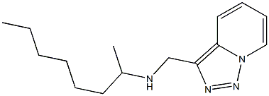 octan-2-yl({[1,2,4]triazolo[3,4-a]pyridin-3-ylmethyl})amine Struktur