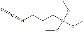 3-ISOCYANOTOPROPYLTRIMETHOXYSILANE Struktur