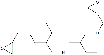 SODIUM BIS-2-(ALLYLOXYMETHYL)BUTOXIDE, 10% in toluene Struktur