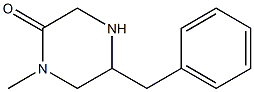 5-benzyl-1-methylpiperazin-2-one Struktur