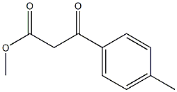 Methy 4-methylbenzoylacetate Struktur