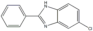 5-Chloro-2-phenyl-1H-benzoimidazole Struktur