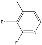 3-Bromo-2-fluoro-4-methylpyridine Struktur