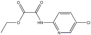 ethyl [(5-chloro-2-pyridinyl)amino](oxo)acetate Struktur