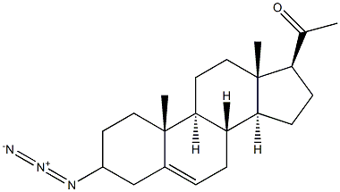 3-azidopregn-5-en-20-one Struktur