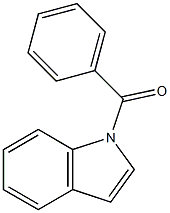 1-benzoyl-1H-indole Struktur